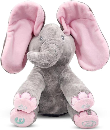 PeekEle – Interactive Peek-A-Boo Singing Elephant Plush Toy for Babies